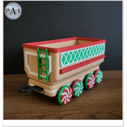 Model otwartego wagonu świątecznego wersja KIT do samodzielnego montażu