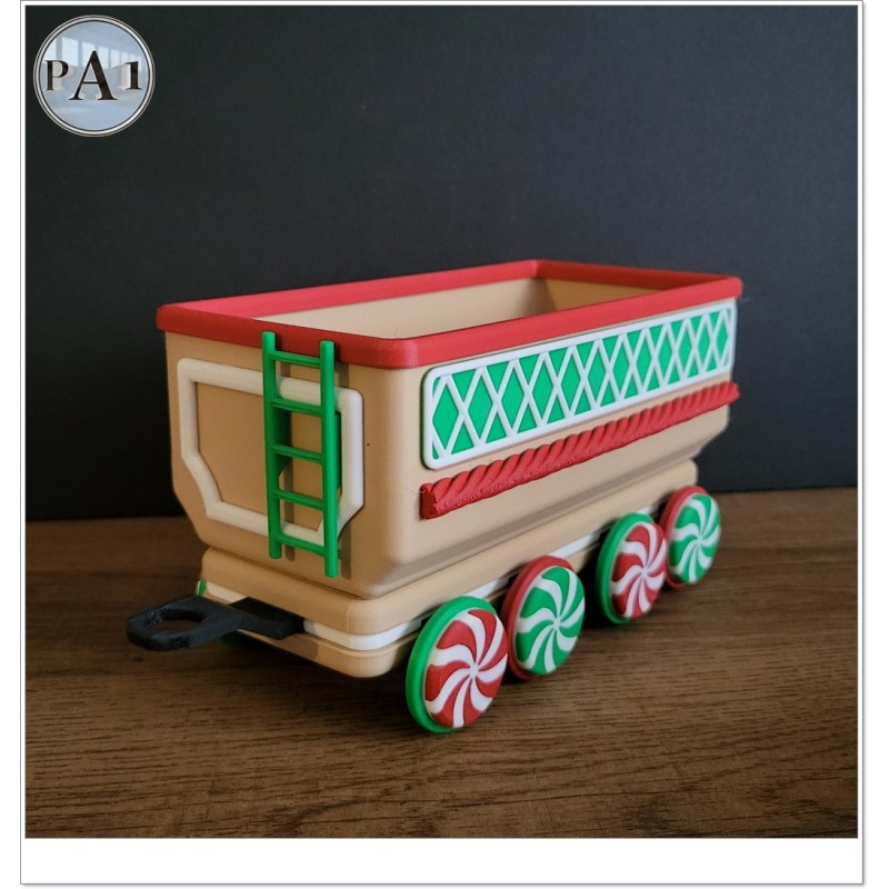 Model otwartego wagonu świątecznego wersja KIT do samodzielnego montażu