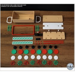 Model otwartego wagonu świątecznego wersja KIT do samodzielnego montażu