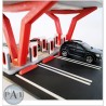 Diorama model Hot Wheels Tesla EV stacja ładowania KIT