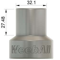 Adapter na gwint RD40 na wyjście 32 mm