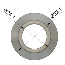 Adapter na gwint RD40 na wyjście 32 mm