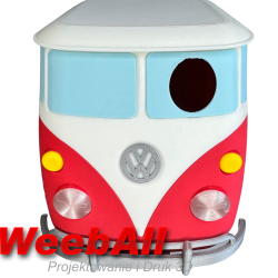 Nowoczesny domek dla ptaków bus Volkswagen T1