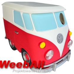 Nowoczesny domek dla ptaków bus Volkswagen T1