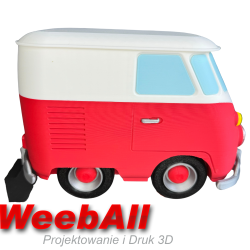 Nowoczesny domek dla ptaków bus Volkswagen T1