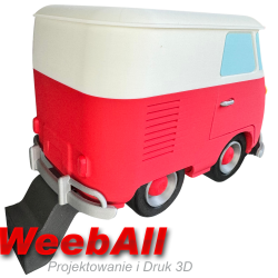Nowoczesny domek dla ptaków bus Volkswagen T1