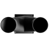 Trójnik DN50 FI 90 mm na 2×50 typu Y z podstawą 120×120
