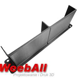 Uchwyt do montażu dwóch Ubiquiti UniFi Flex Mini w szafie rack 10 cali