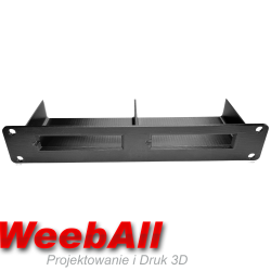 Uchwyt do montażu dwóch Ubiquiti UniFi Flex Mini w szafie rack 10 cali