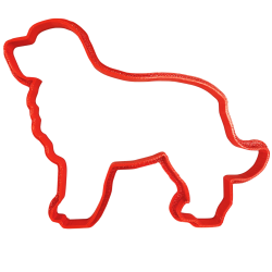 Foremka do ciastoliny w kształcie psa berneńskiego