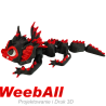 Smoczek wampirek vampire baby dragon figurka 3D słodkiego małego smoka