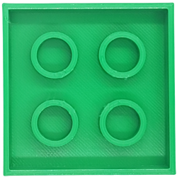 Foremka do ciastoliny w kształcie klocka LEGO