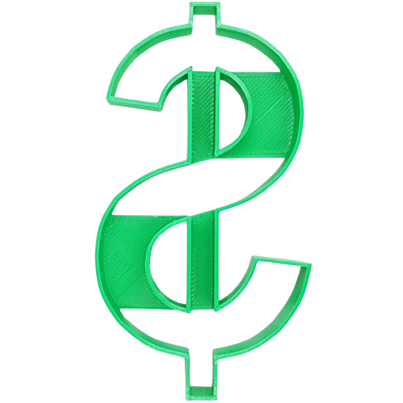 Foremka do ciastoliny w kształcie dolara