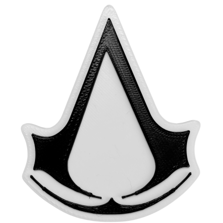 Magnes na lodówkę w kształcie logo z gry Assassin’s Creed