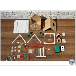 Model domek z piernika wersja KIT