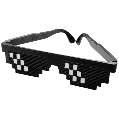 Okulary imprezowe Thug Life Swag Deal With It 8 bits piksel