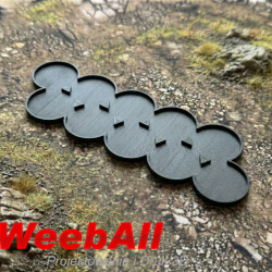 Movement tray 10 miejsc 25 mm Warhammer AoS WH40k LotR tacka ruchu
