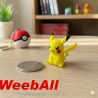 Pokémon Pikachu figurka 3D dekoracyjna