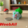 Pokémon Bulbasaur figurka 3D dekoracyjna