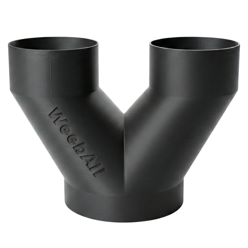 Trójnik DN150 FI 150 mm typu Y na 2×100 mm